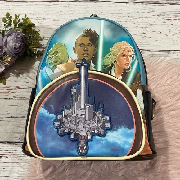 NEW Loungefly Disney Star Wars The High Republic Comic Cover Mini Backpack - Picture 2 of 9
